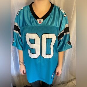 Y2K Carolina Panthers - Julius Peppers #90 - Reebok - Vintage NFL Jersey 54